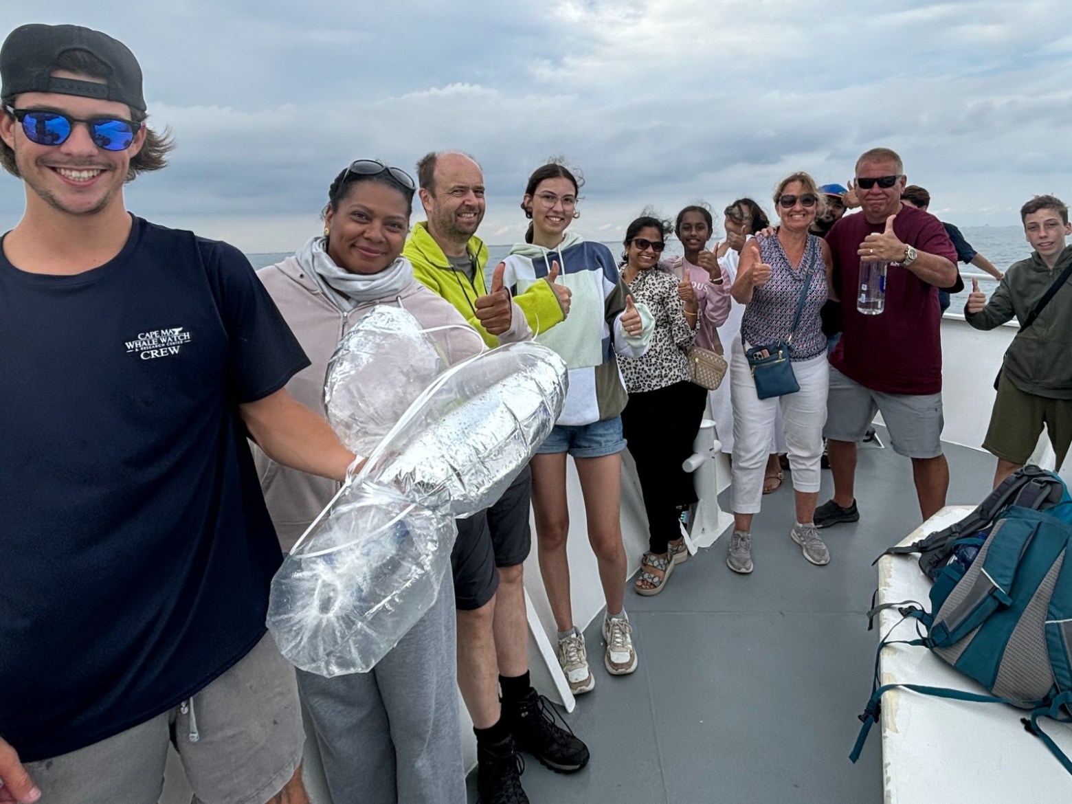 a group of people posing for the camera